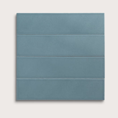 Blue Sky ceramic tile, 3 by 12 inches, matte finish