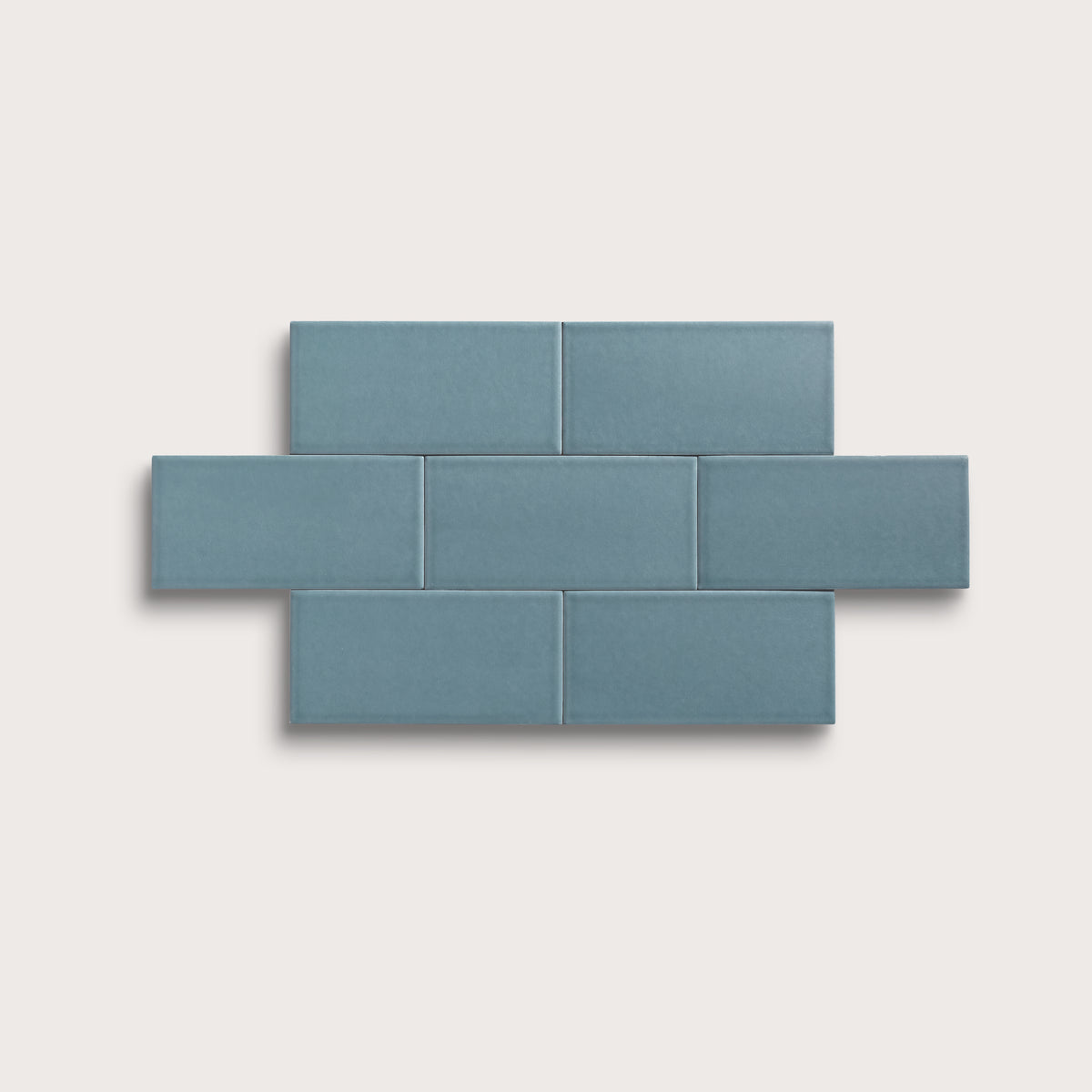 Blue Sky ceramic tile, 3 by 6 inches, matte finish