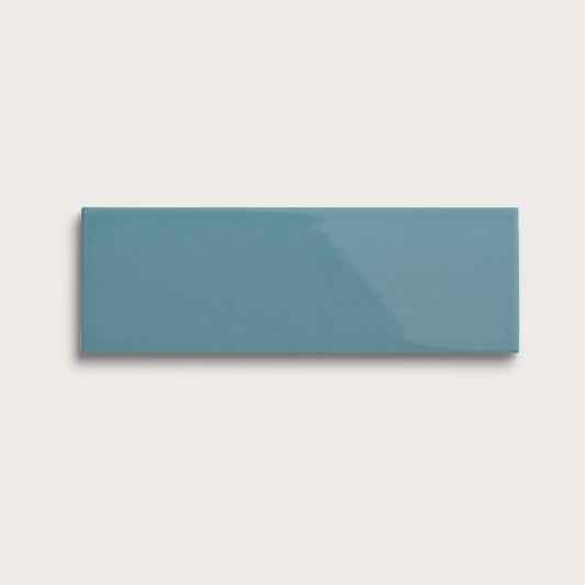 Blue Sky ceramic tile, 4 by 12 inches, gloss finish