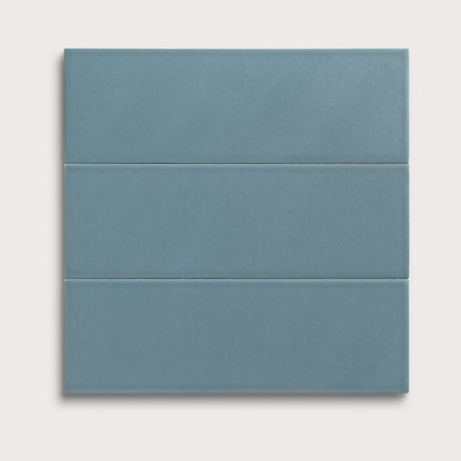 Blue Sky ceramic tile, 4 by 12 inches, matte finish