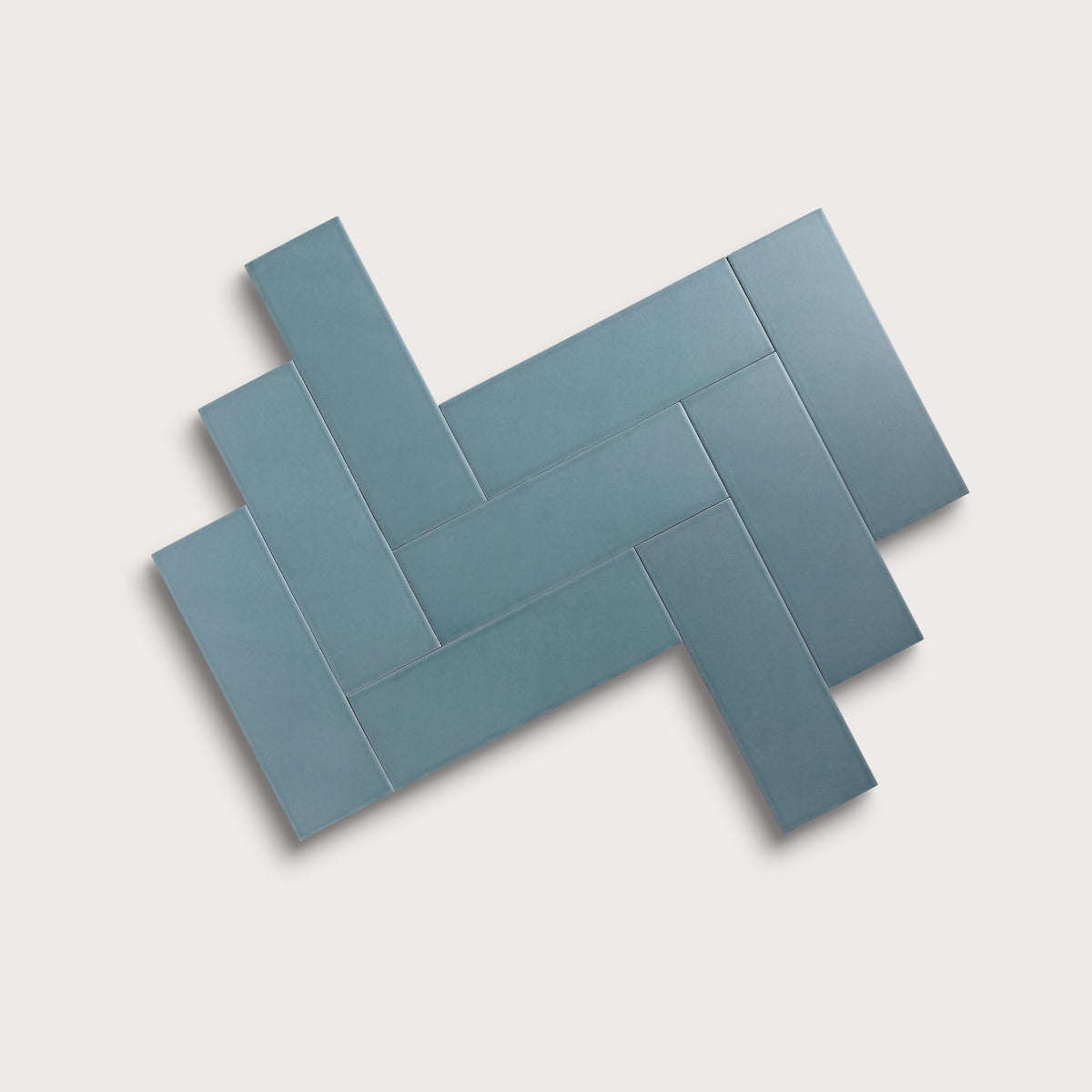 Blue Sky ceramic tile, 4 by 12 inches, matte finish