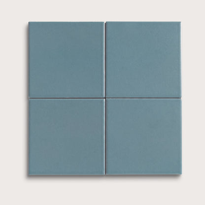 Blue Sky ceramic tile, 4 by 4 inches, matte finish