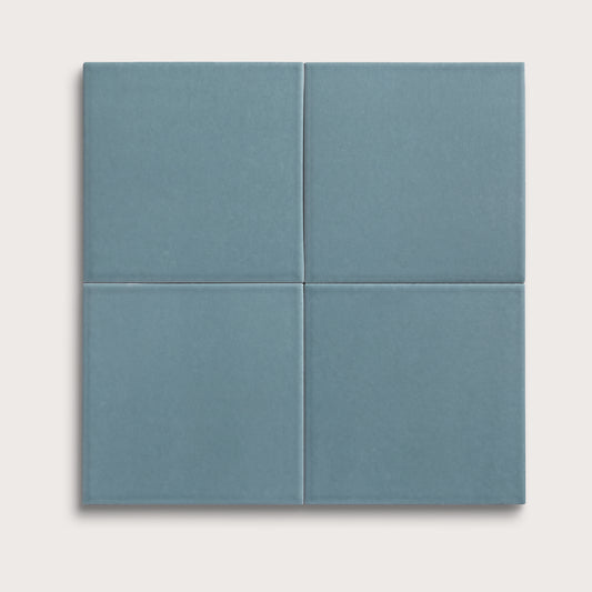 Blue Sky ceramic tile, 6 by 6 inches, matte finish