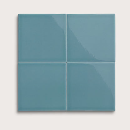 Blue Sky ceramic tile, 8 by 8 inches, gloss finish