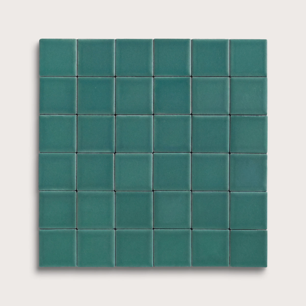 Cenote ceramic tile, 2 by 2 inch mosaic, matte finish