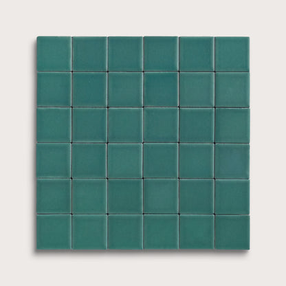 Cenote ceramic tile, 2 by 2 inch mosaic, matte finish