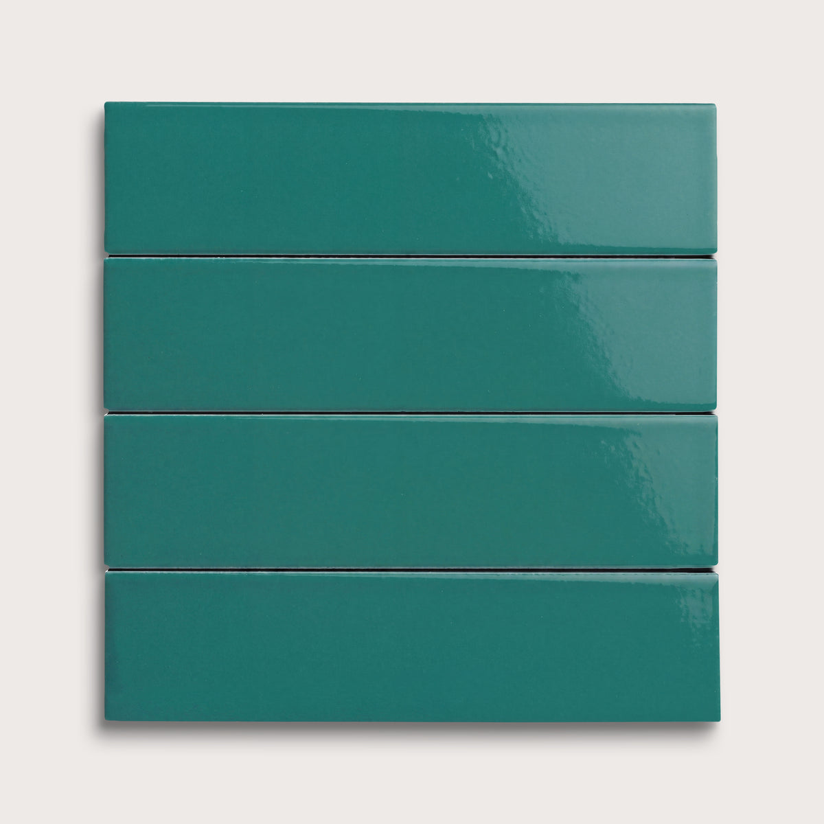 Cenote ceramic tile, 2 by 8 inches, gloss finish