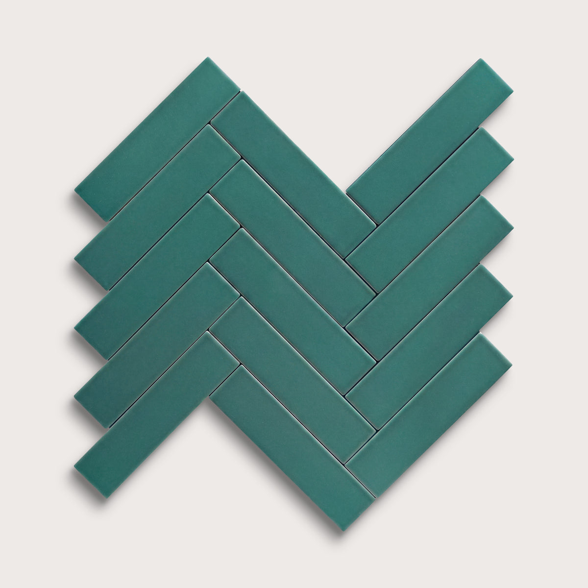 Cenote ceramic tile, 2 by 8 inches, matte finish