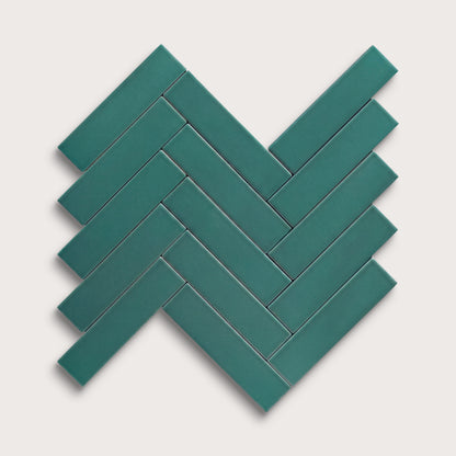 Cenote ceramic tile, 2 by 8 inches, matte finish
