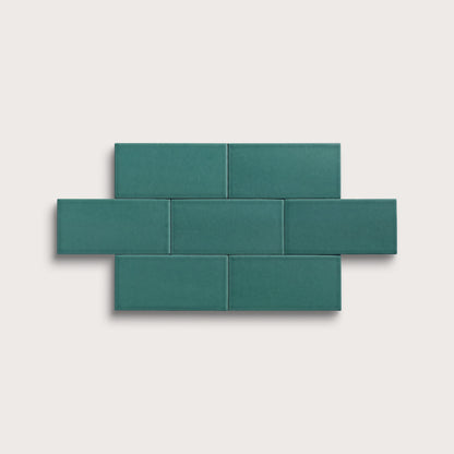 Cenote ceramic tile, 3 by 6 inches, matte finish