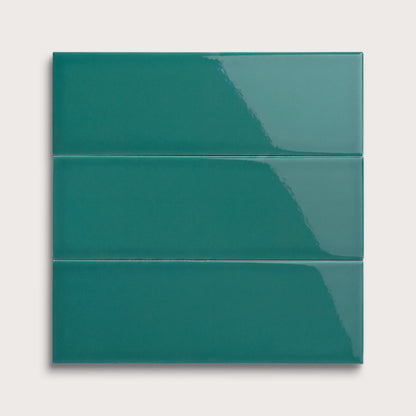 Cenote ceramic tile, 4 by 12 inches, gloss finish