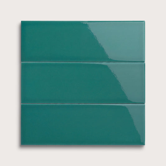Cenote ceramic tile, 4 by 12 inches, gloss finish