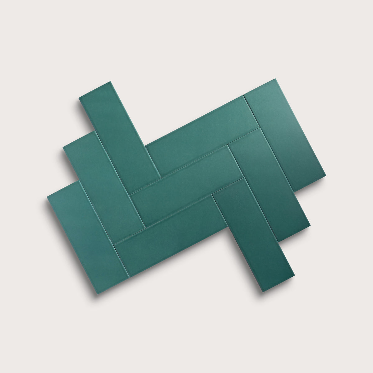 Cenote ceramic tile, 4 by 12 inches, matte finish