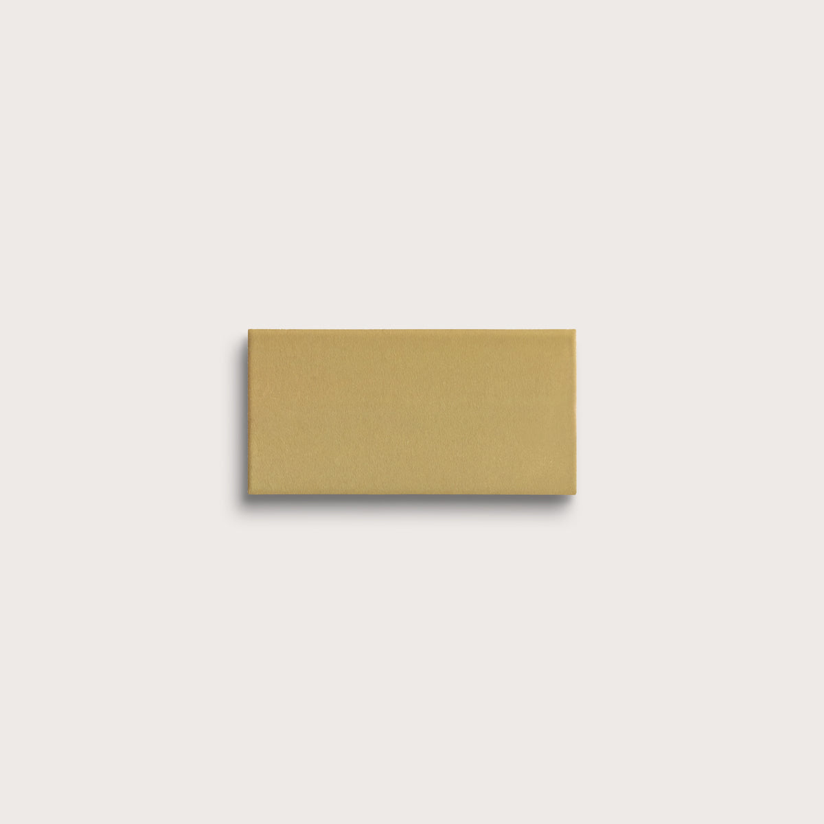 Citron ceramic tile sample, matte finish