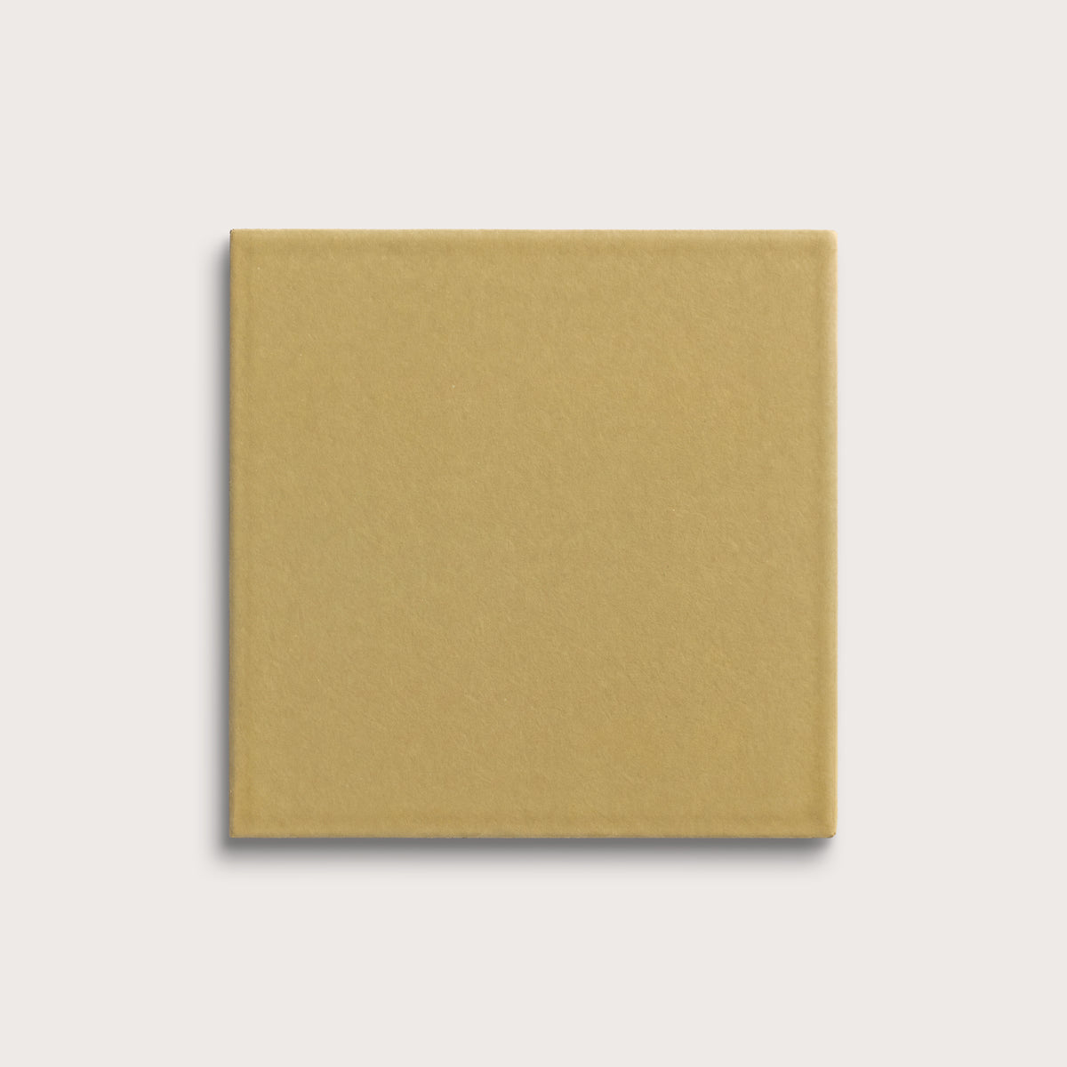 Citron ceramic tile, 8 by 8 inches, matte finish