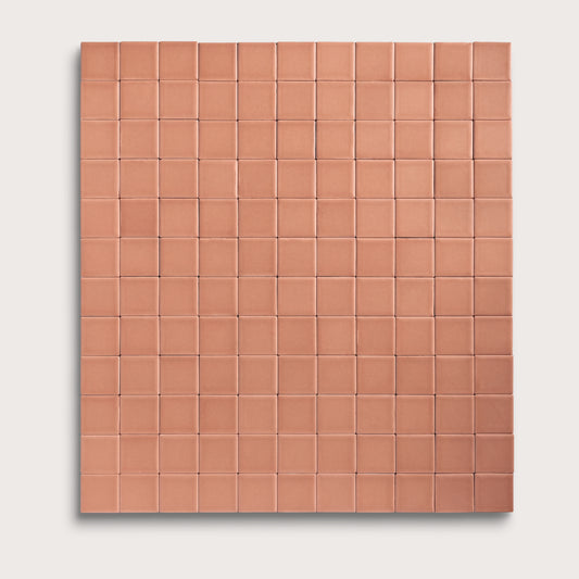 Dusk ceramic tile, 2 by 2 inch mosaic, matte finish