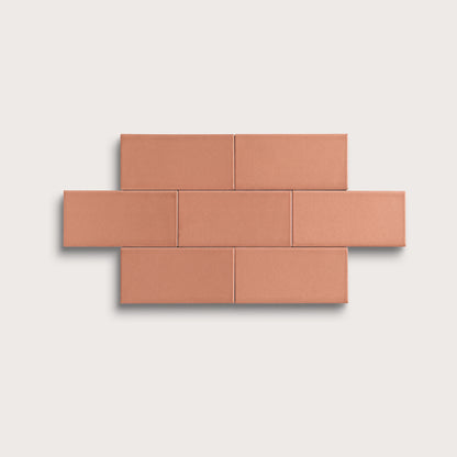 Dusk ceramic tile, 2 by 4 inches, matte finish