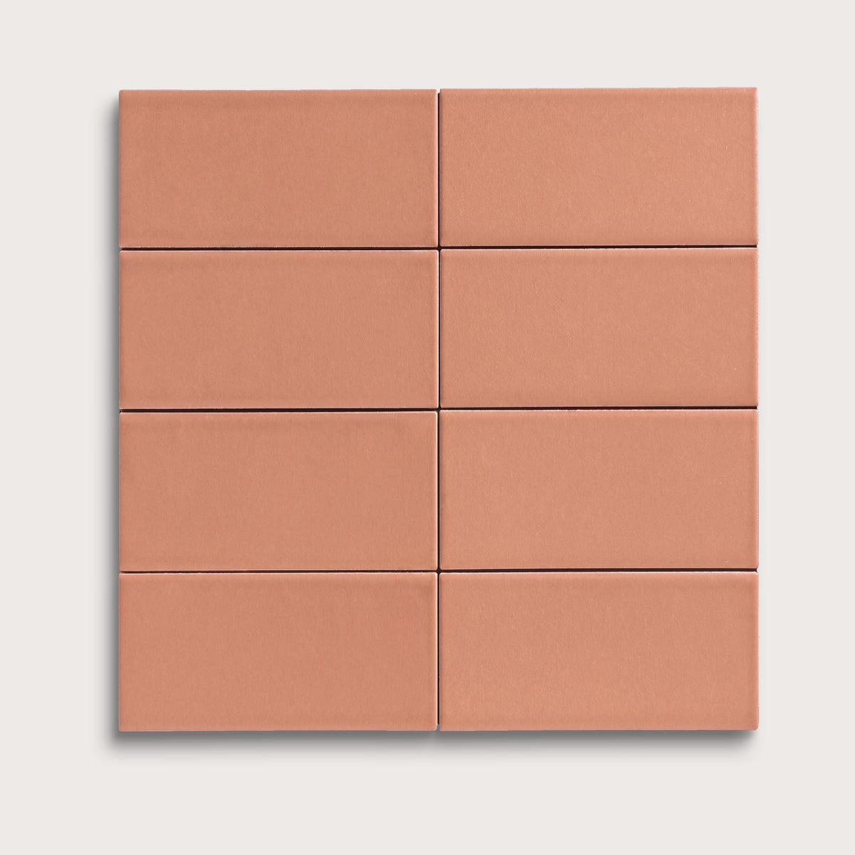 Dusk ceramic tile, 2 by 4 inches, matte finish