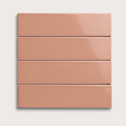 Dusk ceramic tile, 2 by 8 inches, gloss finish