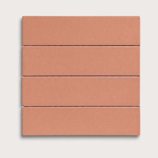 Dusk ceramic tile, 2 by 8 inches, matte finish