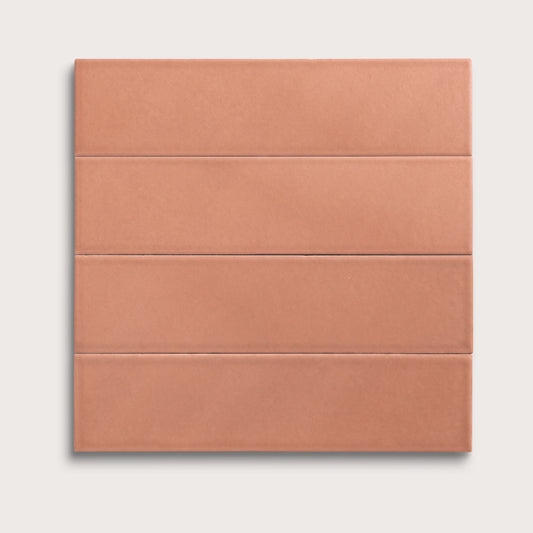 Dusk ceramic tile, 3 by 12 inches, matte finish