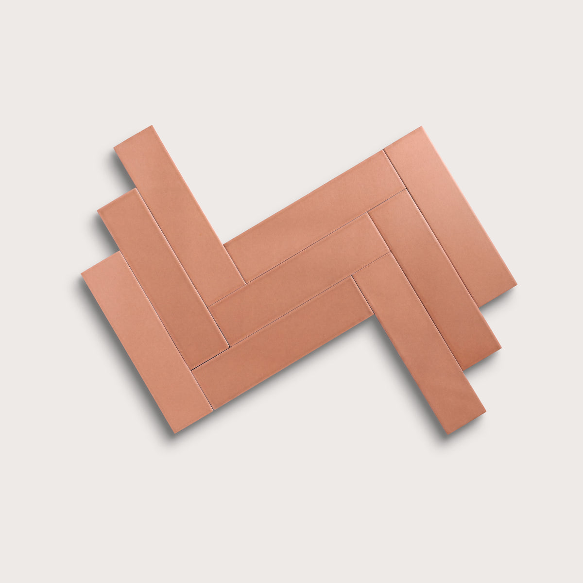 Dusk ceramic tile, 3 by 12 inches, matte finish