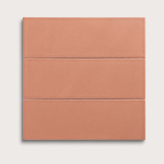 Dusk ceramic tile, 4 by 12 inches, matte finish