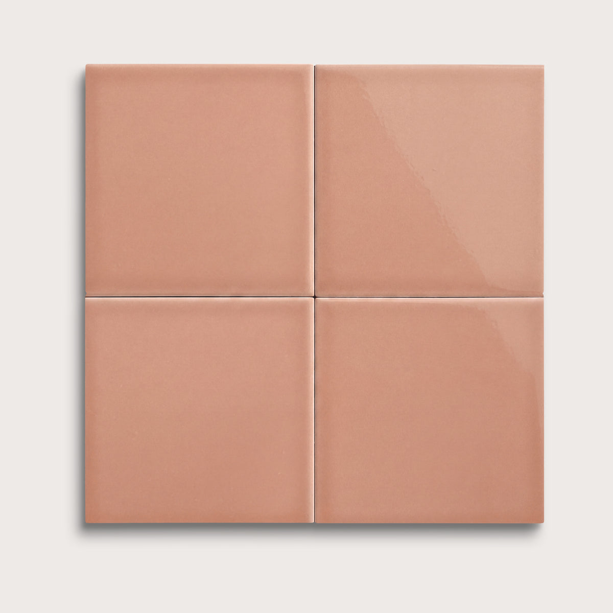 Dusk ceramic tile, 6 by 6 inches, gloss finish