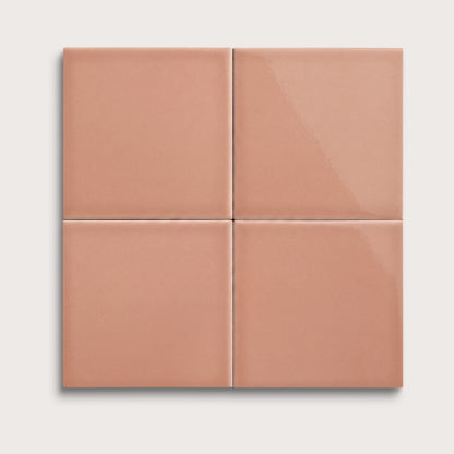 Dusk ceramic tile, 6 by 6 inches, gloss finish