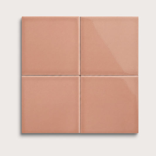 Dusk ceramic tile, 6 by 6 inches, gloss finish
