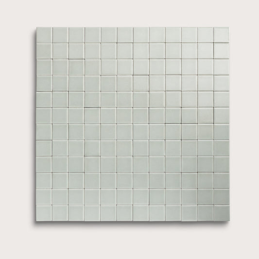 Echo ceramic tile, 2 by 2 inch mosaic, gloss finish