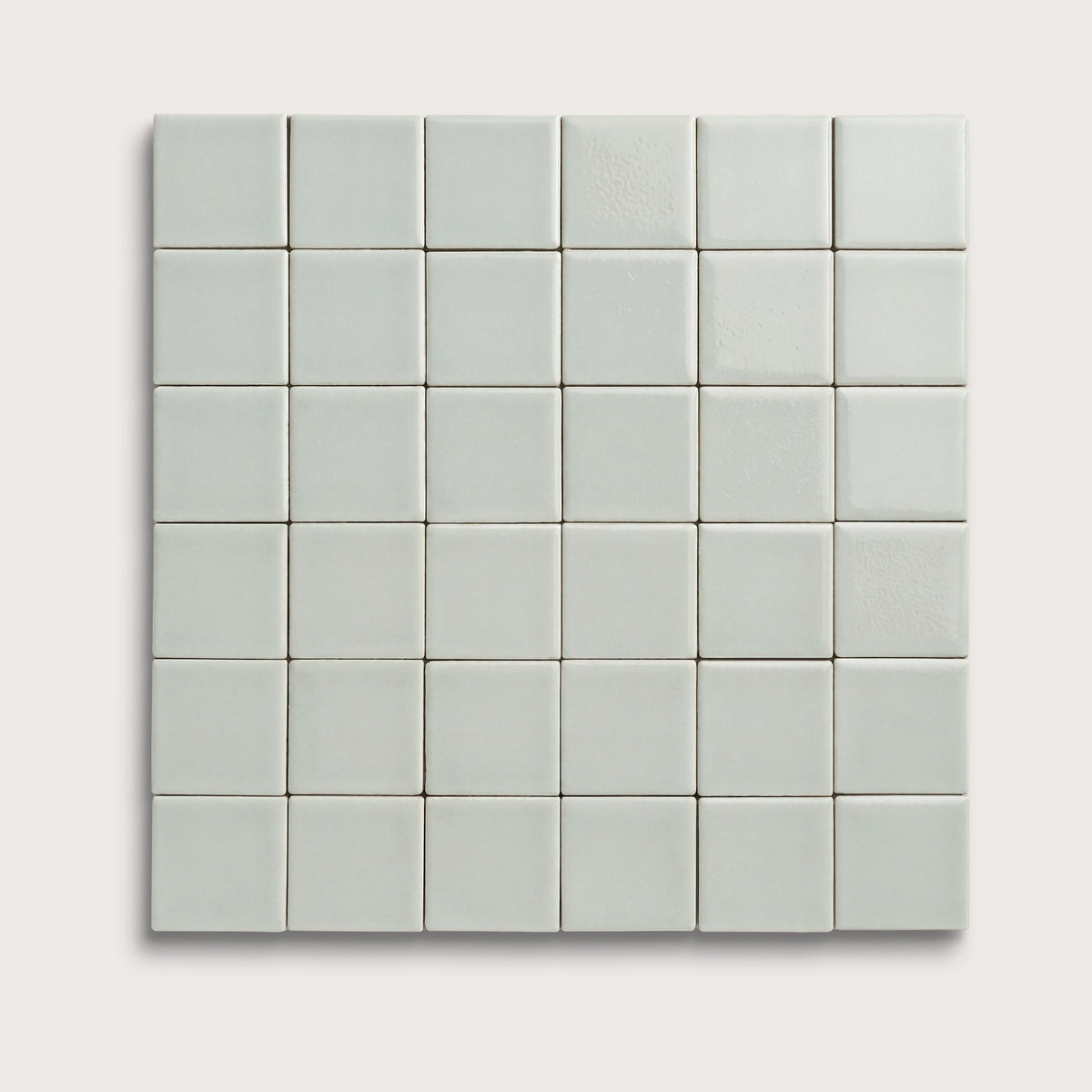 Echo ceramic tile, 2 by 2 inch mosaic, gloss finish