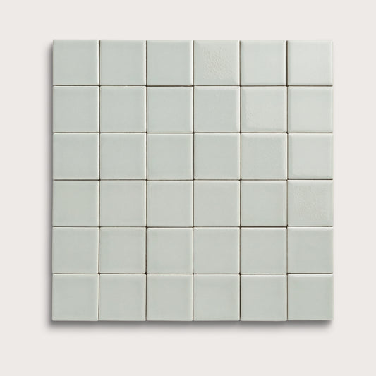 Echo ceramic tile, 2 by 2 inch mosaic, gloss finish
