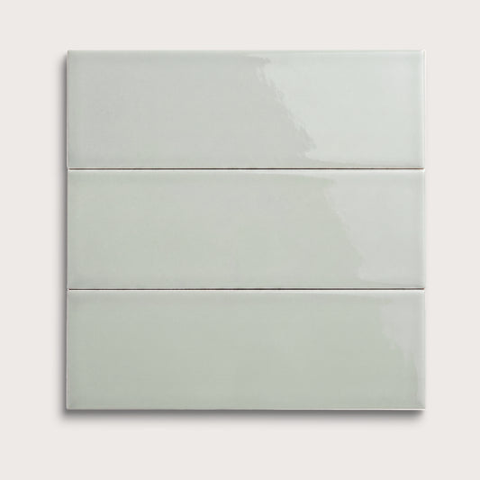 Echo ceramic tile, 4 by 12 inches, gloss finish