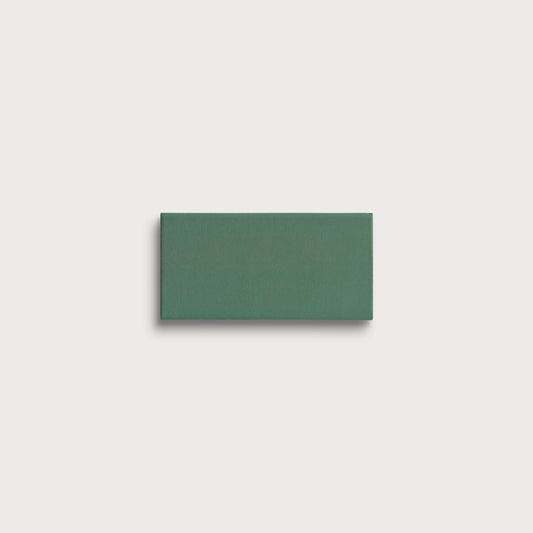 Evergreen ceramic tile sample, matte finish