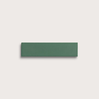 Evergreen ceramic tile, 2 by 8 inches, matte finish