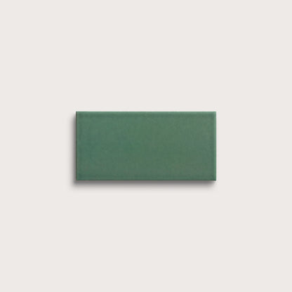 Evergreen ceramic tile, 3 by 6 inches, matte finish