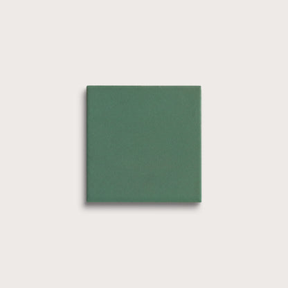 Evergreen ceramic tile, 4 by 4 inches, matte finish