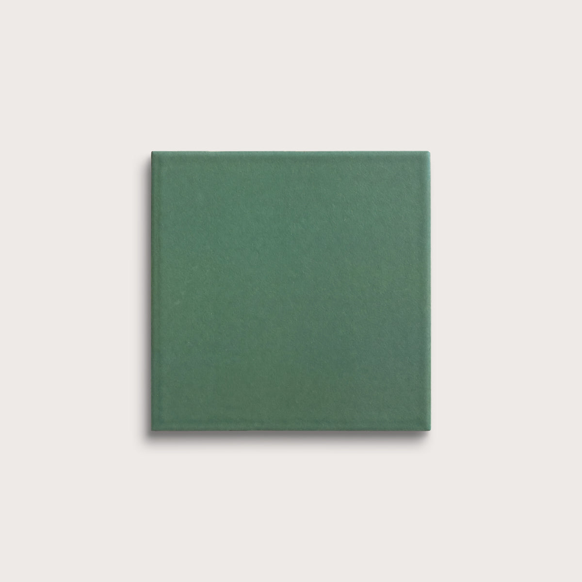 Evergreen ceramic tile, 6 by 6 inches, matte finish