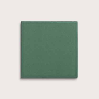 Evergreen ceramic tile, 8 by 8 inches, matte finish