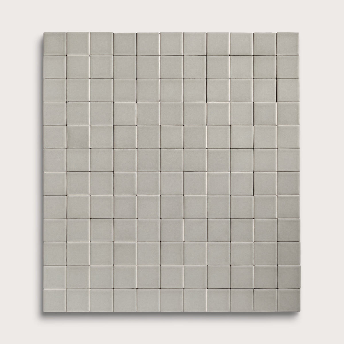Fog ceramic tile, 2 by 2 inch mosaic, matte finish