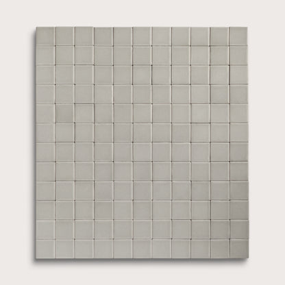 Fog ceramic tile, 2 by 2 inch mosaic, matte finish