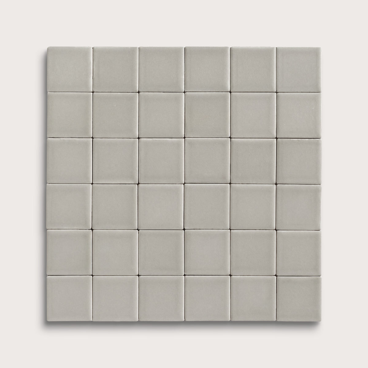 Fog ceramic tile, 2 by 2 inch mosaic, matte finish