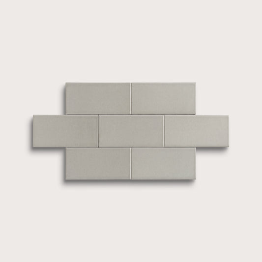 Fog ceramic tile, 2 by 4 inches, matte finish
