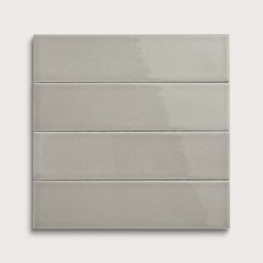 Fog ceramic tile, 3 by 12 inches, gloss finish