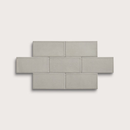 Fog ceramic tile, 3 by 6 inches, matte finish