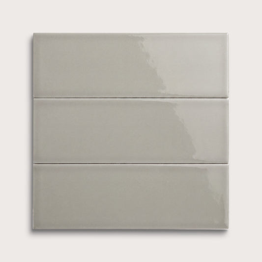 Fog ceramic tile, 4 by 12 inches, gloss finish