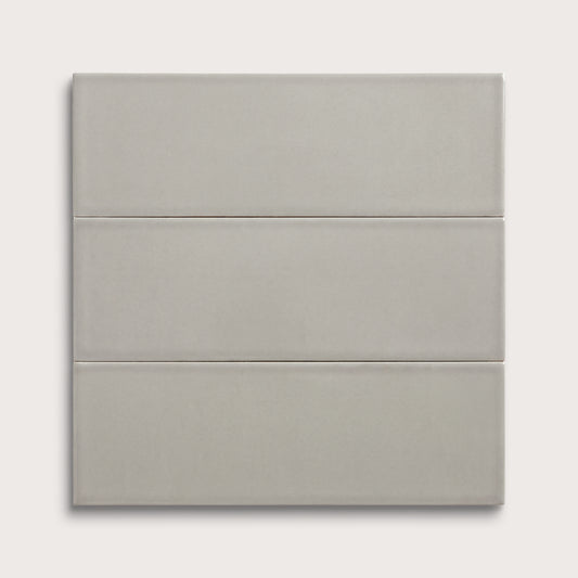 Fog ceramic tile, 4 by 12 inches, matte finish