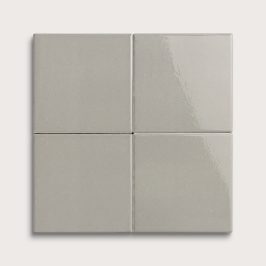 Fog ceramic tile, 4 by 4 inches, gloss finish