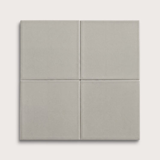 Fog ceramic tile, 6 by 6 inches, matte finish